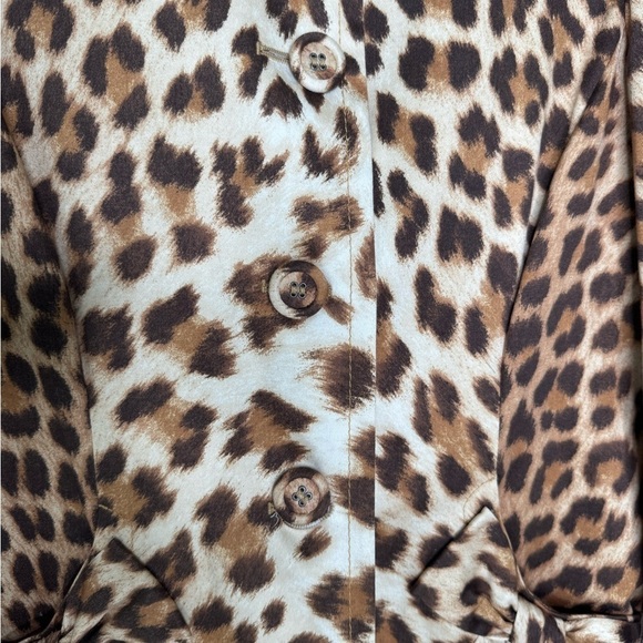 Blumarine Animal Print Coat - Elegance Meets Wild Style - Picture 3 of 8